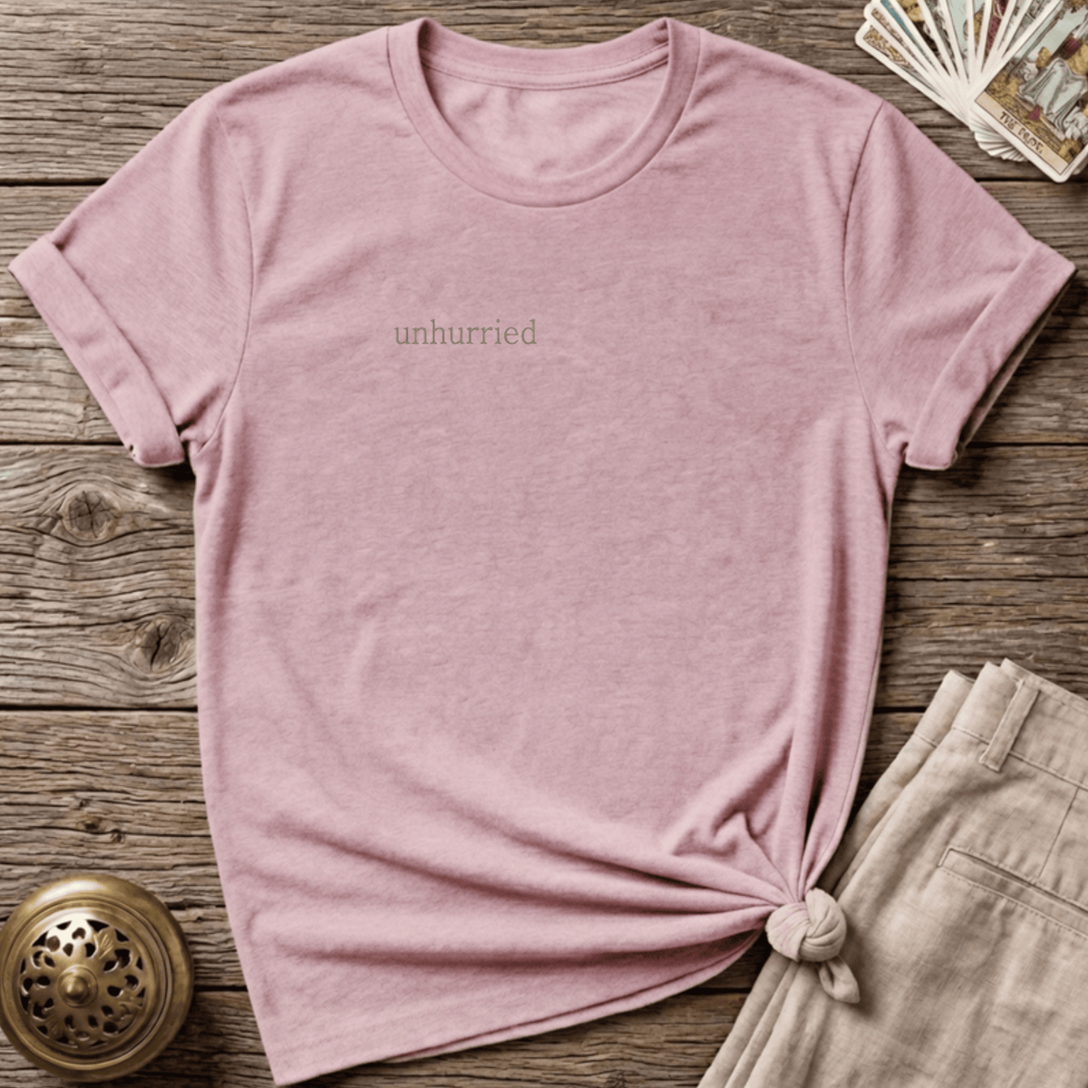 Unhurried T-shirt - Light Pink