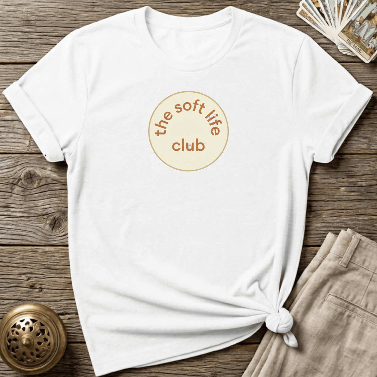 The Soft Life Club T-shirt - White