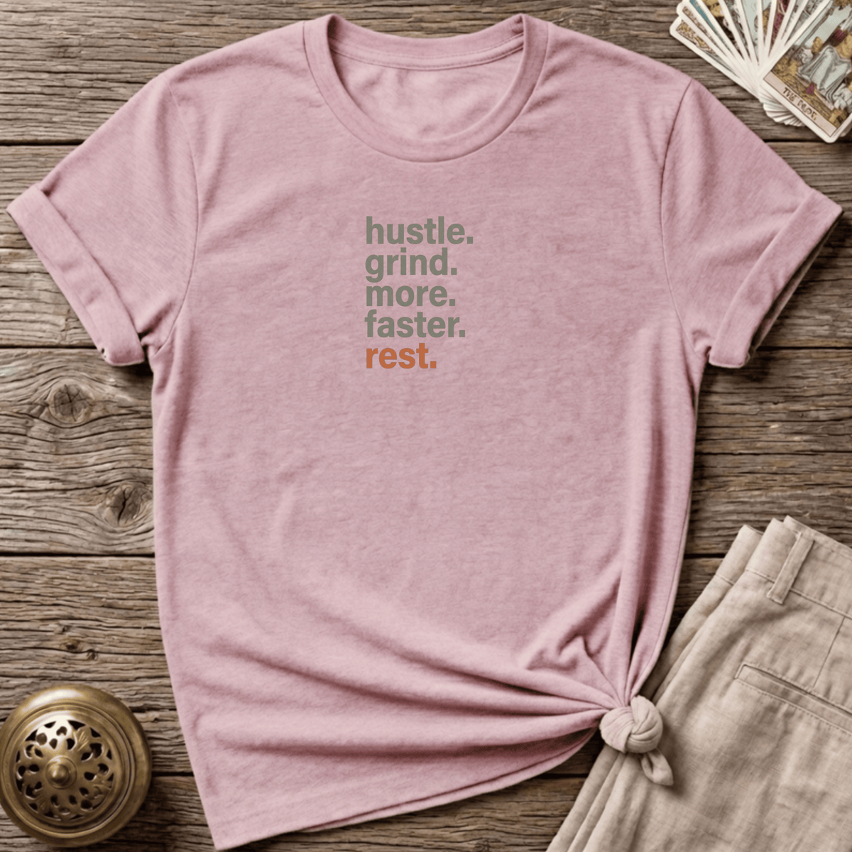 From Hustle to Rest Light Pink