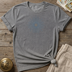 Centered Radiating Calm T-shirt - Graphite Heather