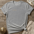 Gratitude, Quietly T-shirt - Sport Grey
