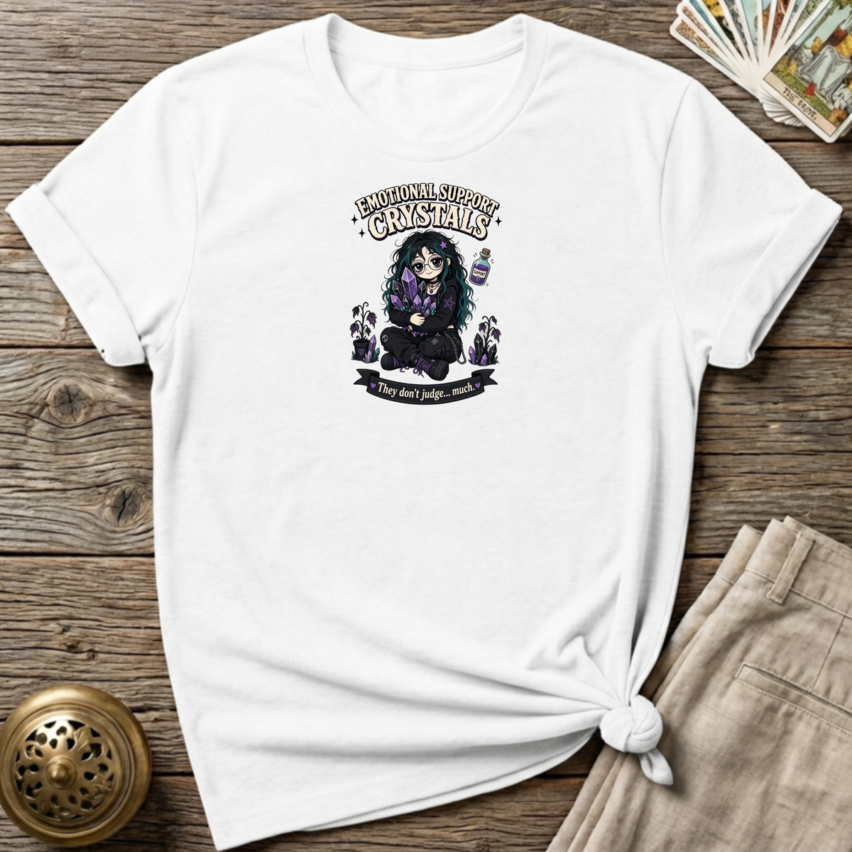 Support Crystals White
