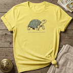 Turtle Pace, Steady Grace T-shirt - Cornsilk