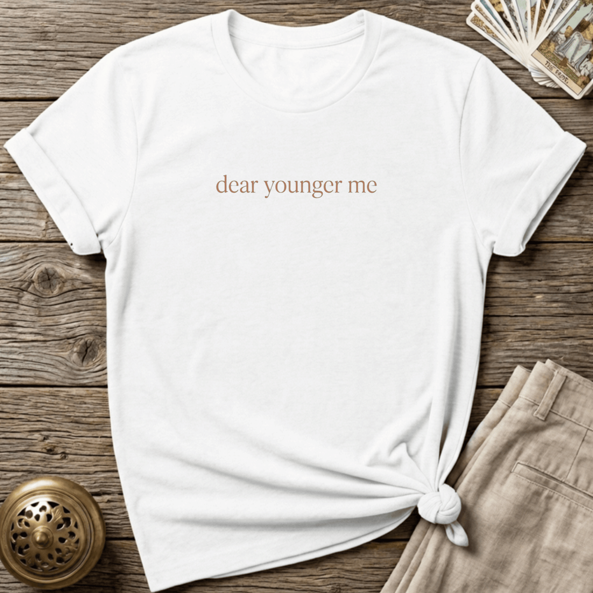 Dear Younger Me T-shirt - White