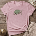 Turtle Pace, Steady Grace T-shirt - Light Pink