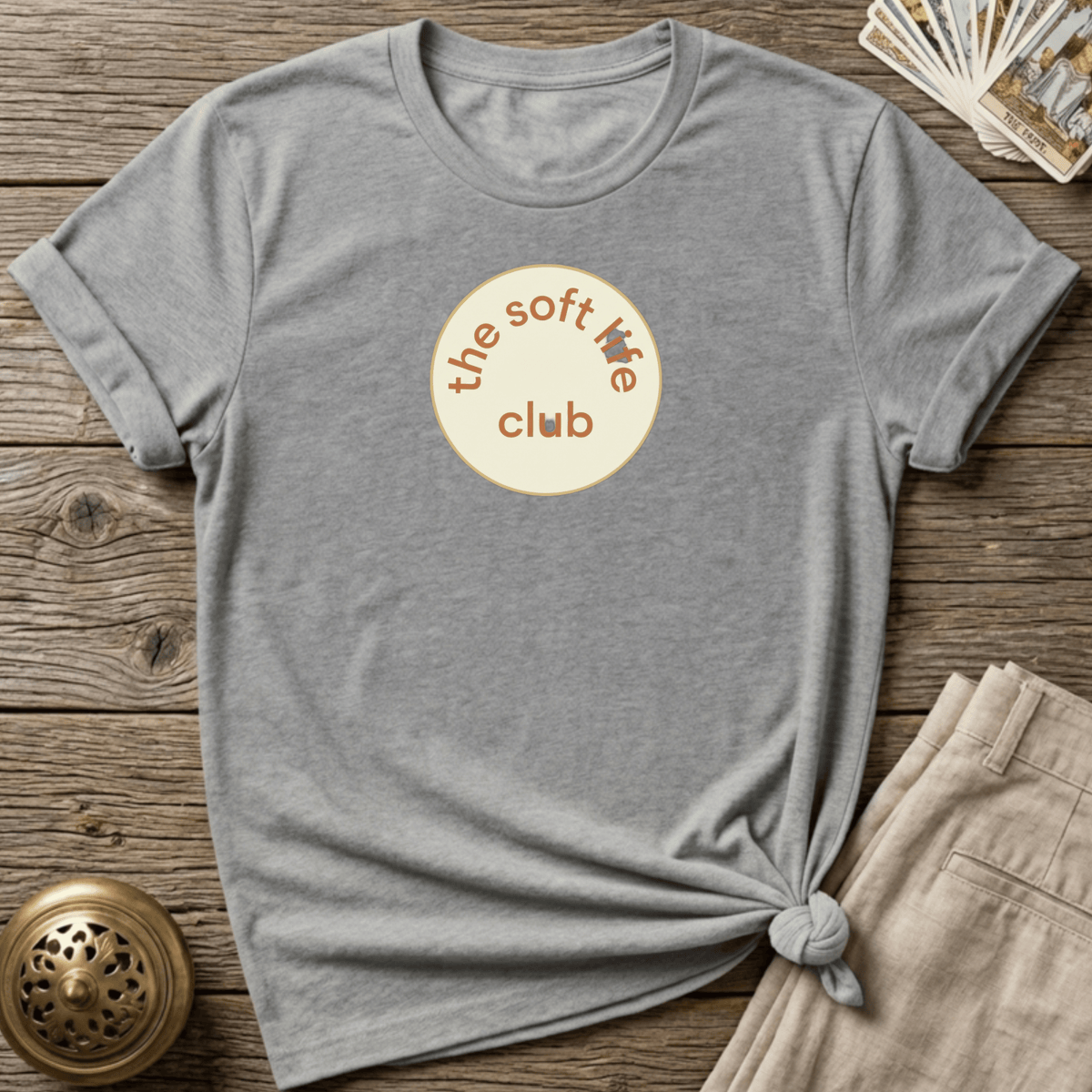 The Soft Life Club T-shirt - Sport Grey