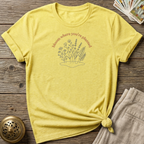 Bloom Where You're Planted T-shirt - Cornsilk
