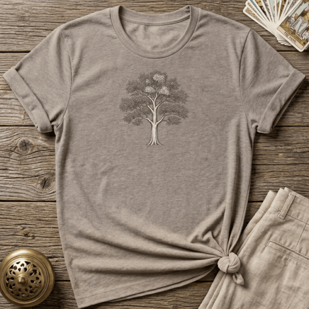 A Tree Takes Its Time T-shirt - Sand