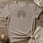 A Tree Takes Its Time T-shirt - Sand
