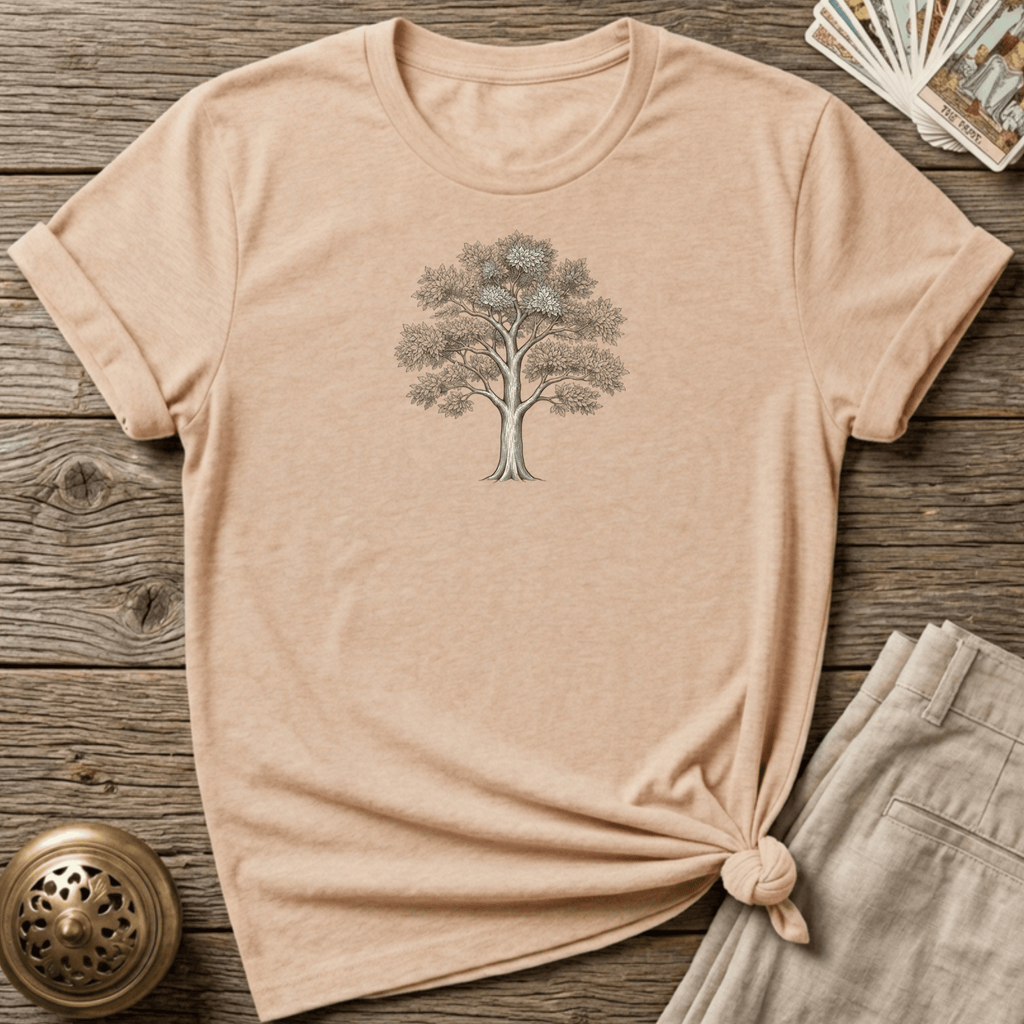 A Tree Takes Its Time T-shirt - Natural