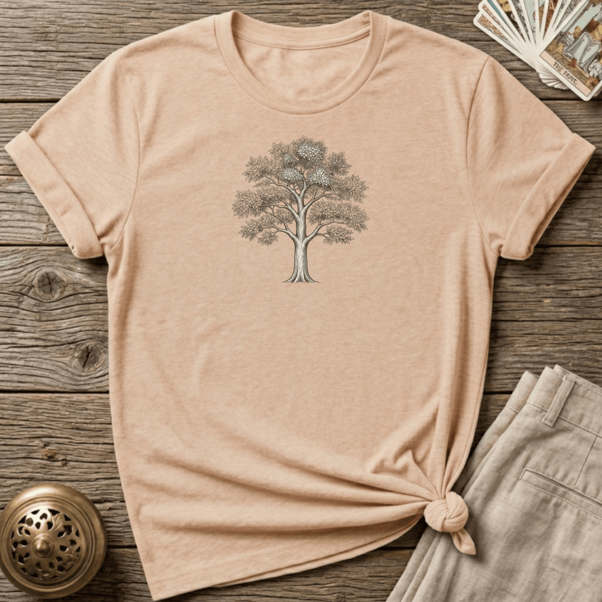 A Tree Takes Its Time T-shirt - Natural
