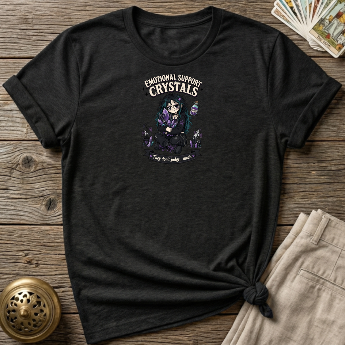 Support Crystals Black