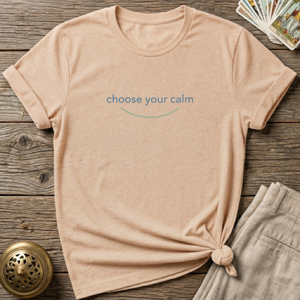 Choose Your Calm T-shirt - Natural