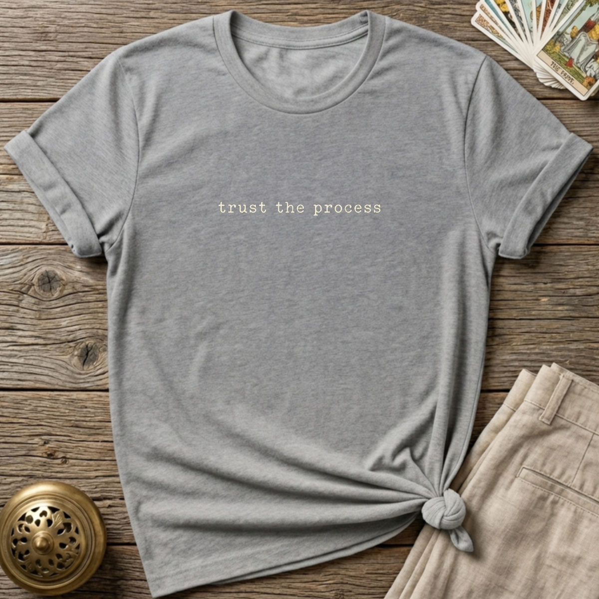 Trust The Process T-shirt - Sport Grey