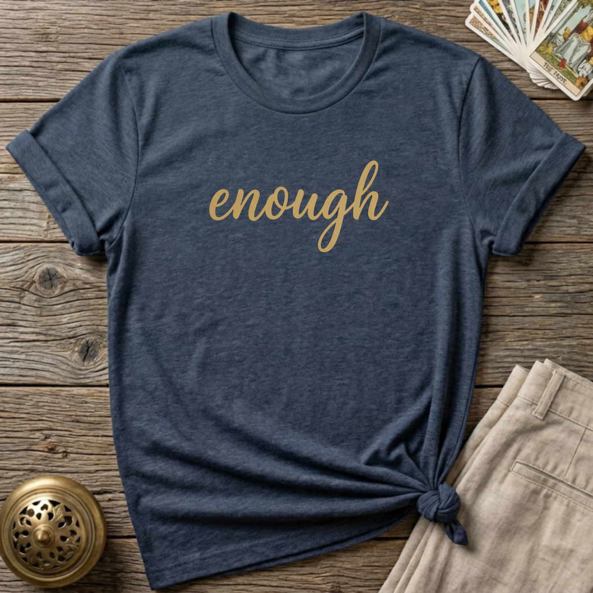 Enough T-shirt - Navy