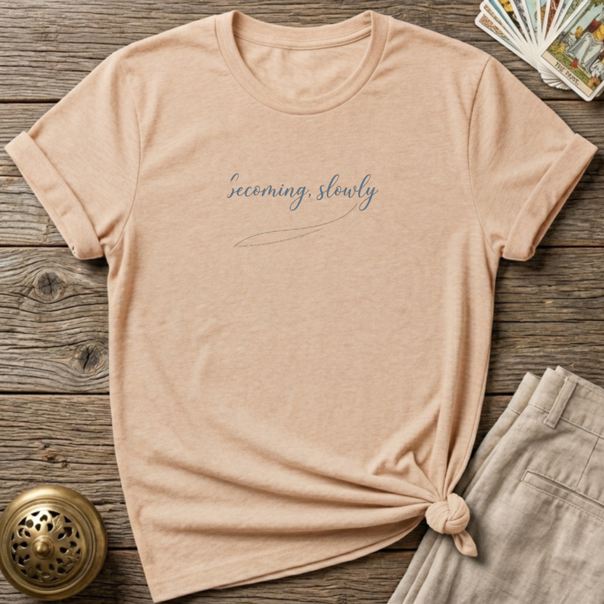 Becoming, Slowly T-shirt - Natural