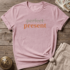 Not Perfect — Present T-shirt - Light Pink