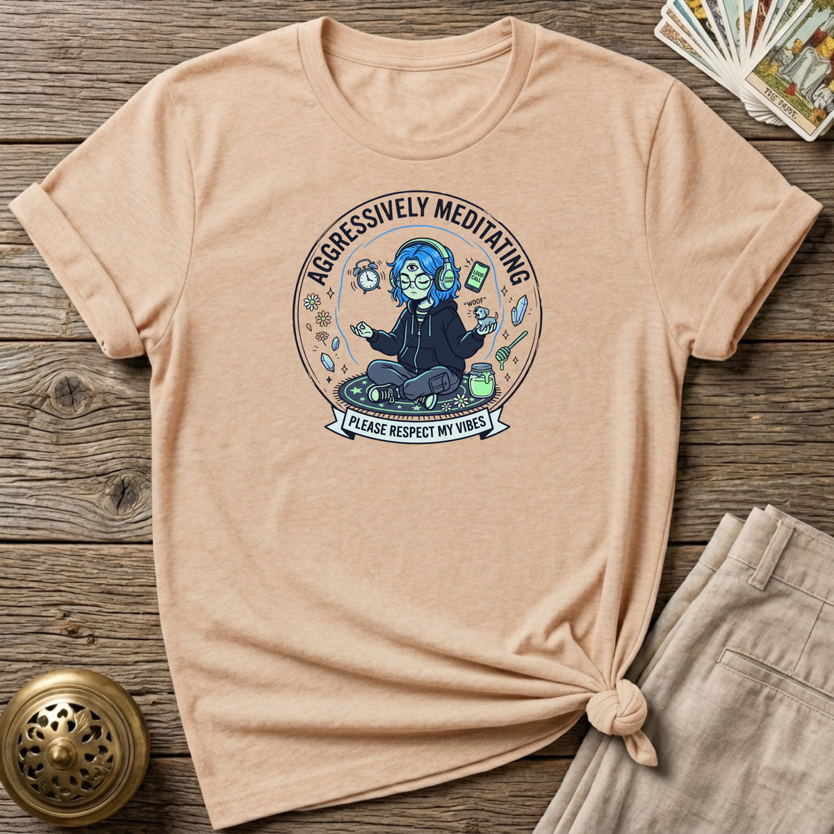 Aggressively Meditating T-Shirt