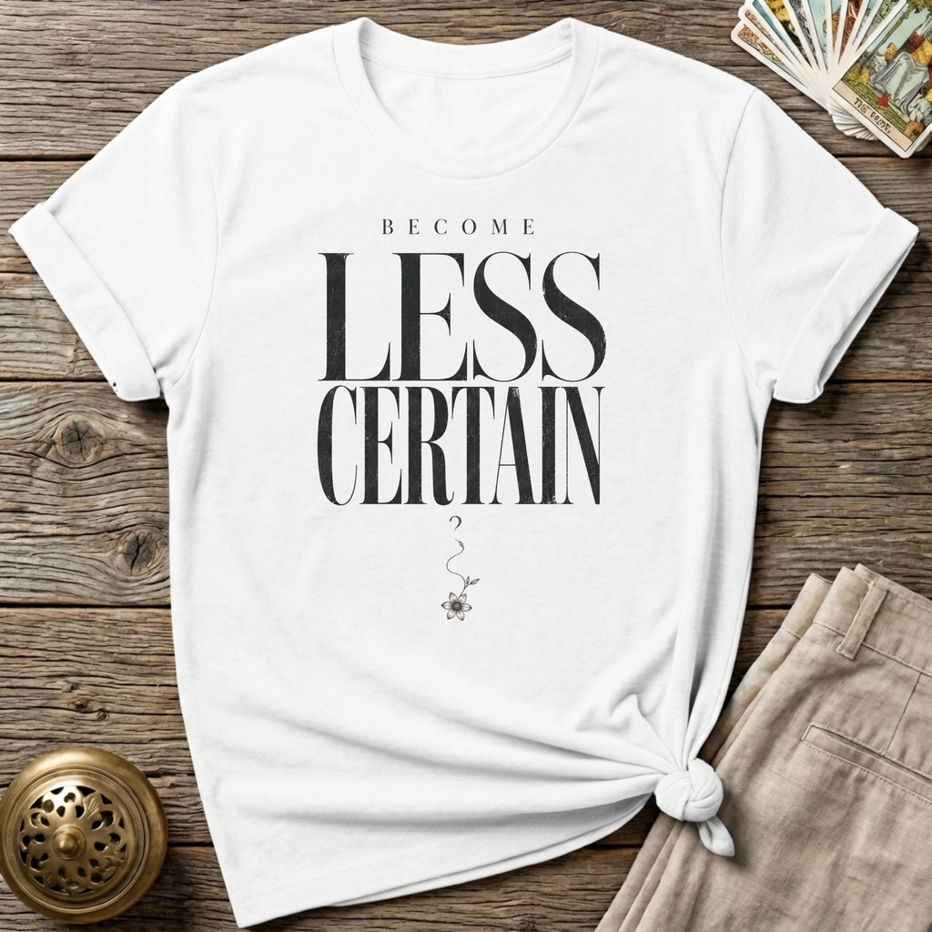Become less certain T-Shirt