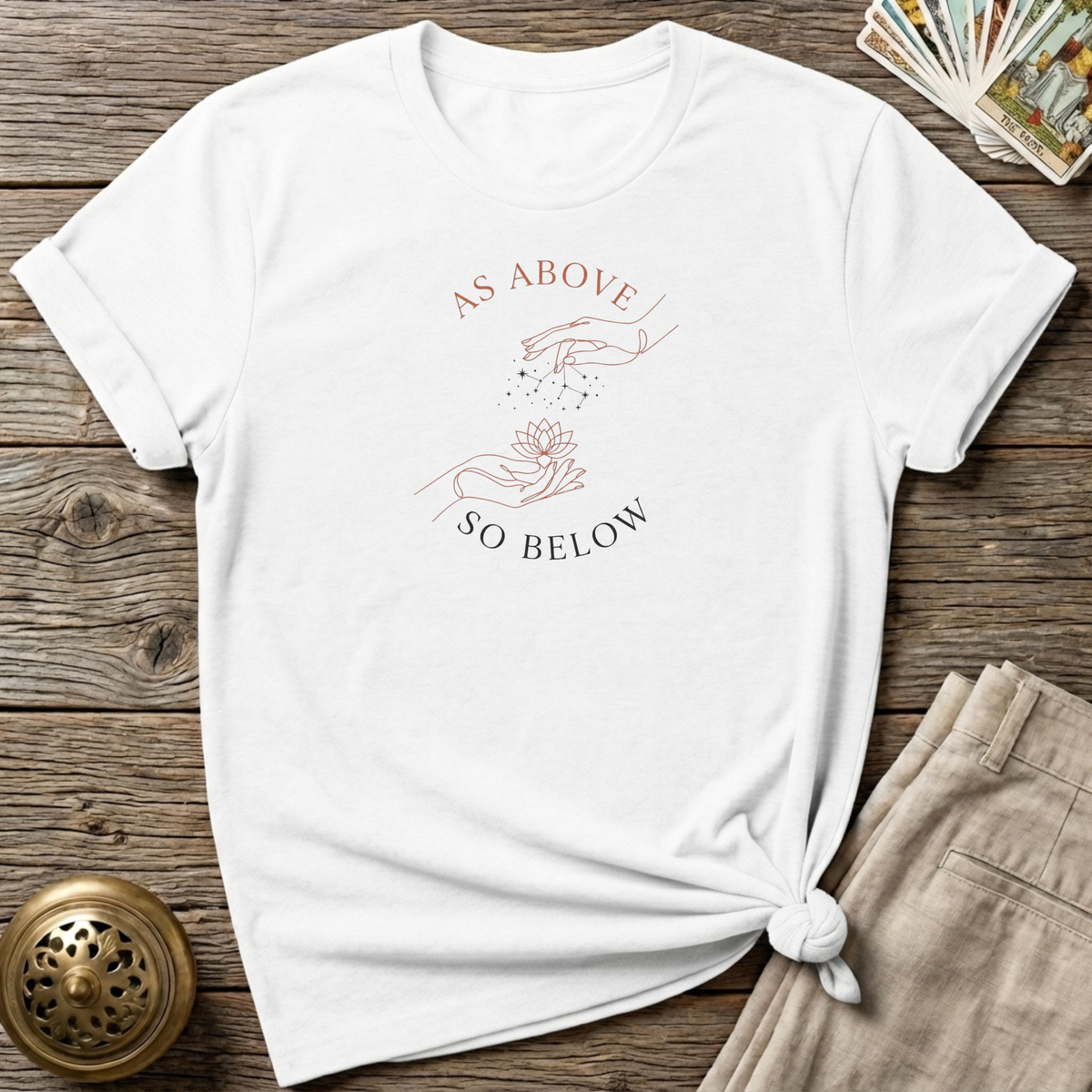 as above so below hands T-Shirt