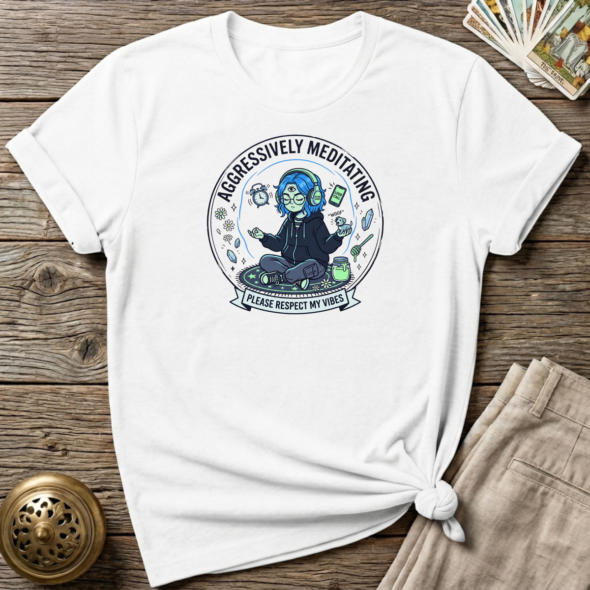 Aggressively Meditating T-Shirt