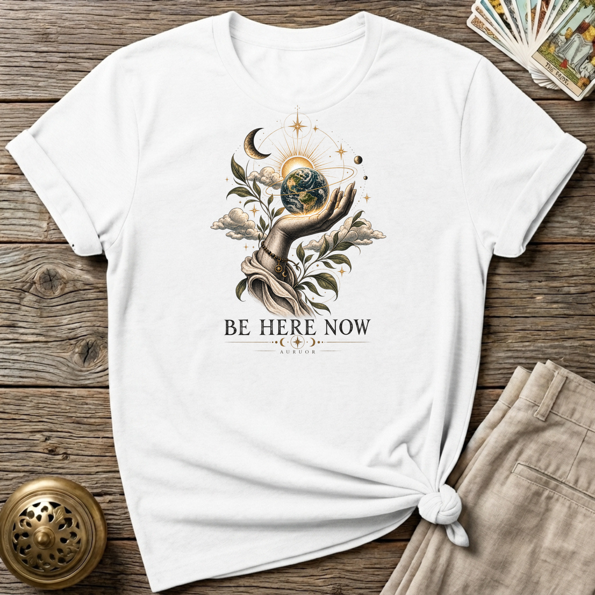 Be here now t-shirt