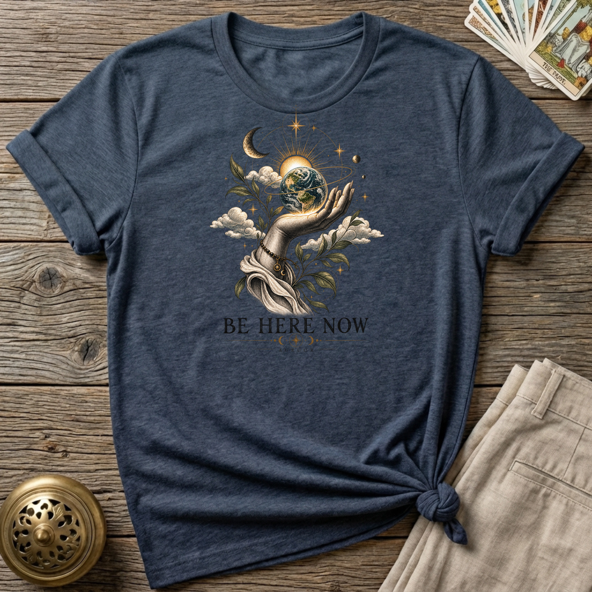 Be here now t-shirt