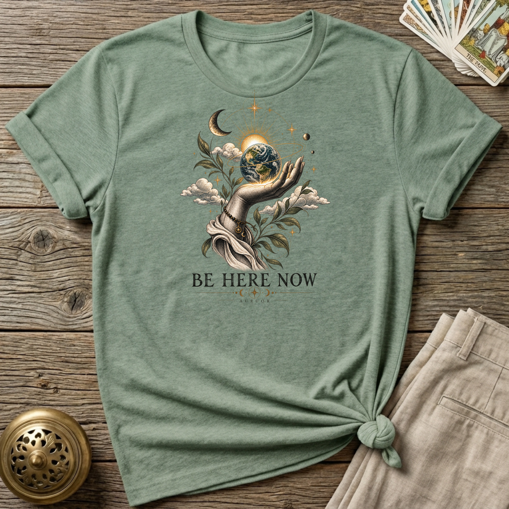 Be here now t-shirt