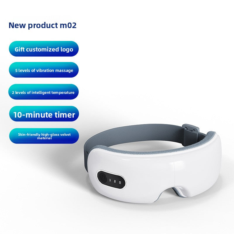 Smart Rechargeable Eye Massager with Heating Vibration
